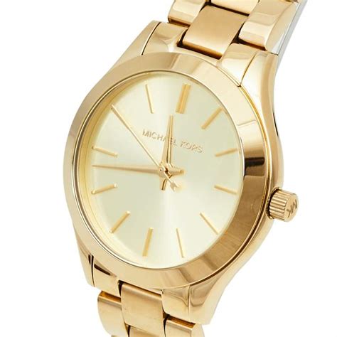 Michael Kors Mini Slim Runway MK3512 34mm Gold